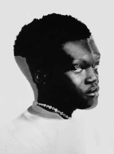 portrait d'après photo de Kwakye Godfred (https://www.instagram.com/_creativekg)
